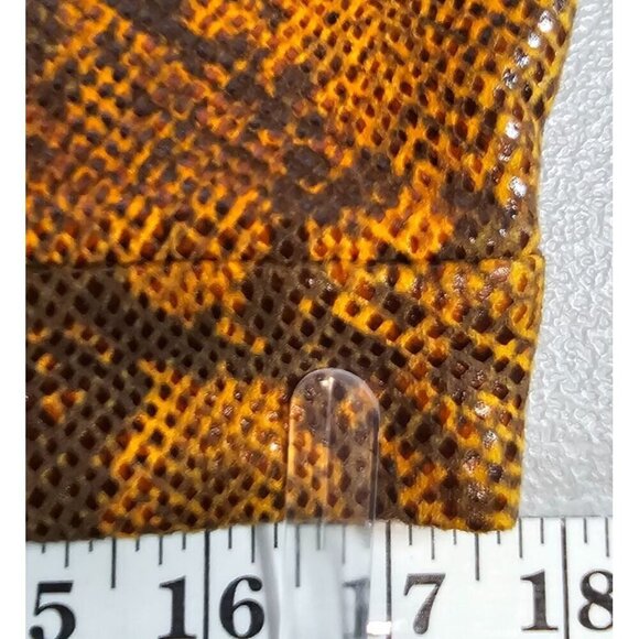 Revolve H:ours Womens XL Link Faux Snakeskin Asymmetrical Mini Skirt NWT - Picture 8 of 10